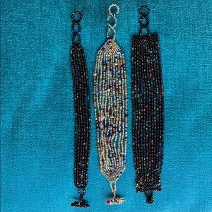 3 NEW Handbeaded Bracelets from Guatemala.